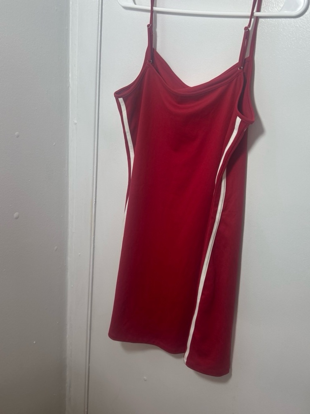 wild fable Red Slip Mini Dress with White Side Trim